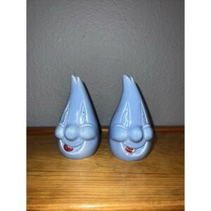 VTG 1940s Handy Blue Flame Salt & Pepper Shakers Anthropomorphic -‎ Indianapolis